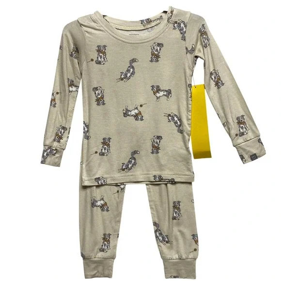 Modern Moments by Gerber Toddler Pajamas 2-Pack Horse Dog 3T NWT - Picture 5 of 8